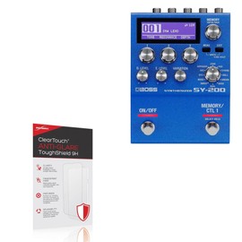 BoxWave Screen Protector Compatible With BOSS SY-200 Synthesizer - ClearTouch Anti-Glare ToughShield 9H (2-Pack), Anti-Glare 9H Tough Flexible Film Screen Protector