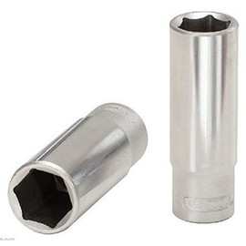 KS Tools Hexagonal Socket, Deep, 11 mm 3/8 Inch Classic Hexagon Socket, Deep, 11 mm, Stainless Steel, Colourless, One Size