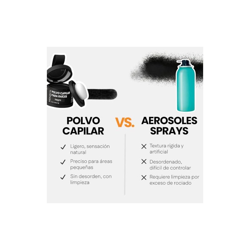Henrys Polvo para Retocar Raíces Rubio Claro 10g, Define Línea