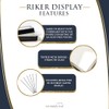 Riker Glass Top Display Cases for Collectables, Arrowheads, Medals &