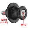 Area1 Universal CNC Motorcycle Stand Mount Swing Adapter M10 x