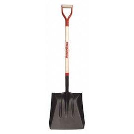 RAZORBACK 79804GR Street/Coal Shovel, 14ga, DHndl, 40in.LHndl