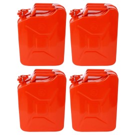 Red 20L Fuel Can With Flexible Spout Portable Jerry Can For Gasoline Cars Vehicle EquipmentColor: as Pic Color