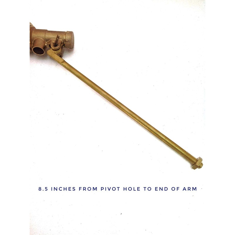 1/2" High Pressure Float Valve with 8 1/2" Arm