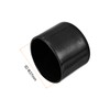 sourcing map 8pcs Rubber End Caps 37mm(1 7/16") ID Vinyl