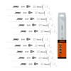 JMD Pack of 10 S922EF Reciprocating Saw Blades Metal 150