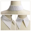 Joyci Solid Color Girls Necklace Choker Collar Detachable Lapel False