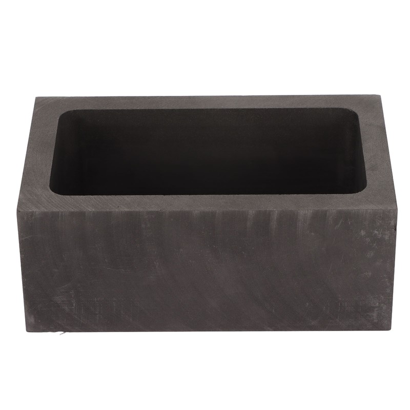 Graphite Ingot Mold 101ml Rectangular High Thermal Stability Graphite Crucible