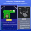 Adjustable Hanging Turtle Dock with Anti-Slip Artificial Grass Basking Platform