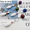 YARUJING Pack of 8 Mini Bowling Key Fob Bowling Pins