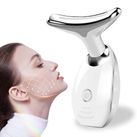 GAROMIA Gesichtsmassagegerät Gegen Falten Gesichtspflegegerät mit 3 Modi Gua Sha Elektrisch Hals Gesichtsstraffungsgerät Gesichtsgerät für Hautstraffung & Lifting Gesichtsmassage für Damen Männer