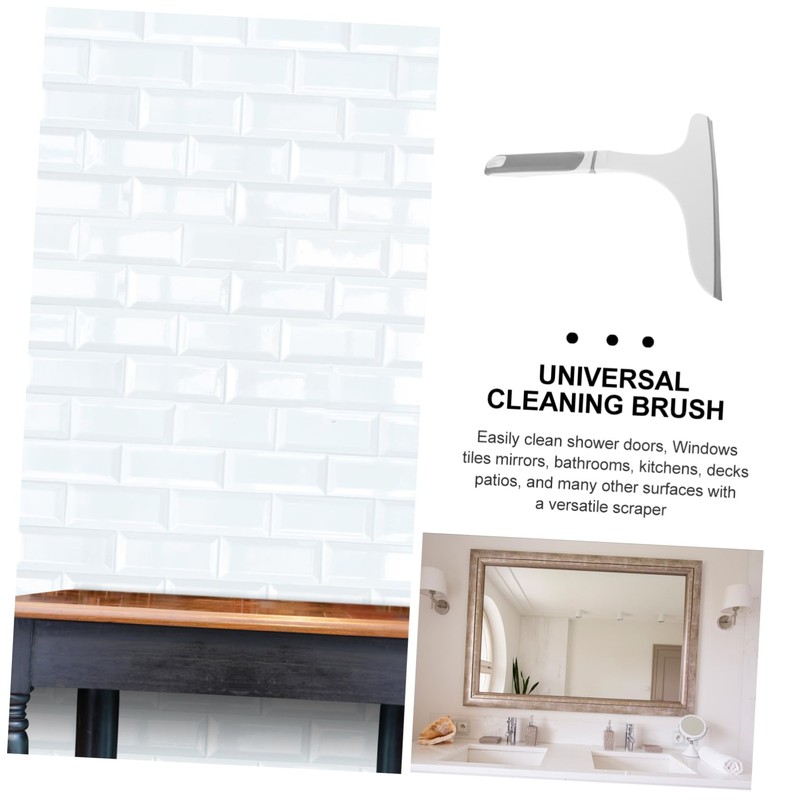 FOMIYES Shower Squeegee Glass Wiper with Ergonomic Handle Efficient Window