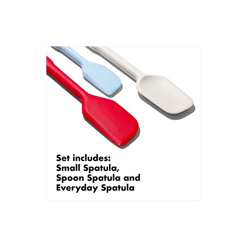 OXO Good Grips - Juego de esptulas de silicona (3