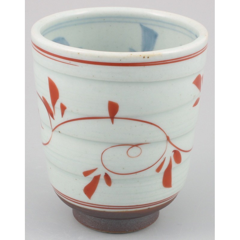 Hasamiyaki 052622 Issei Pottery Lightweight Tea Cup, Small, Old Dyed