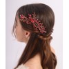 Aimimier Bridal Crystal Hair Pins Classical Wedding Back Comb Prom