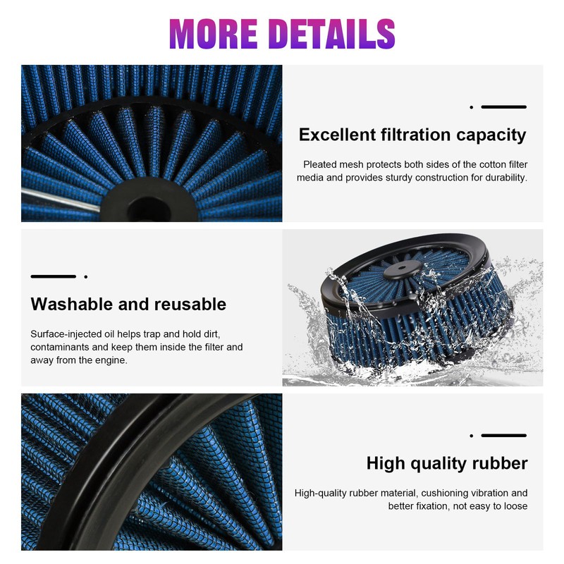 High Performance Air Filters Cleaner Fit for Harley Touring Street