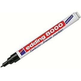 Edding Freezer Marker Pen Black Model 8000 Thickness 1 mm Frost Resistant