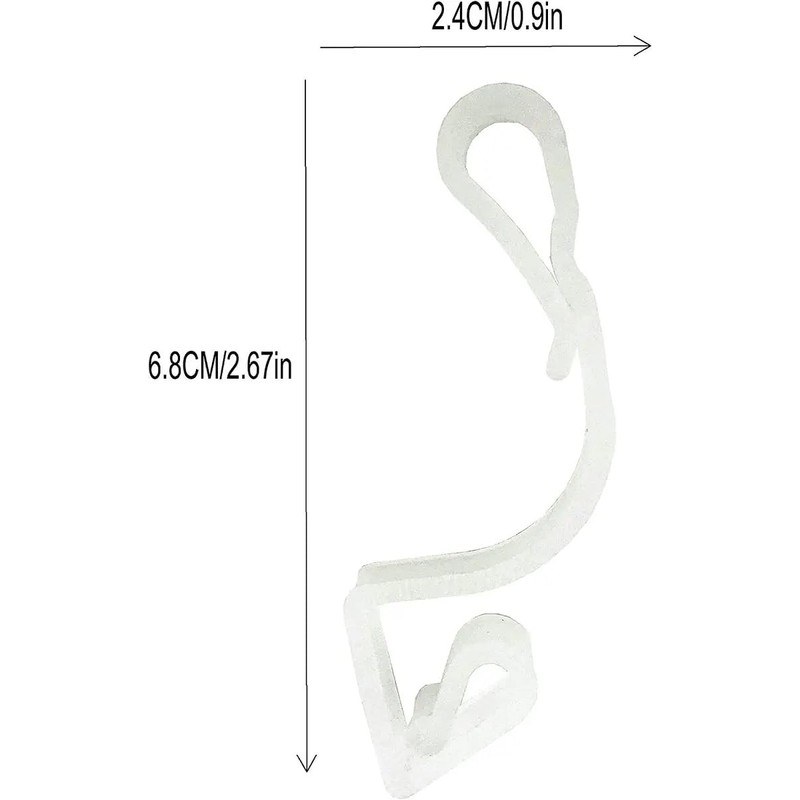 UKDeals Direct Gutter Hooks for Hanging Outdoor Christmas Xmas String