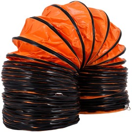 VEVOR 12"x16FT Flexible PVC Duct Hose for Blower/Exhaust Fan