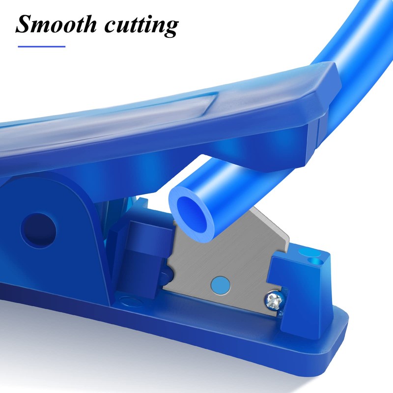 ERGAOBOY 5pcs Blue Pneumatic Hose Cutter Suitable for Cutting Nylon