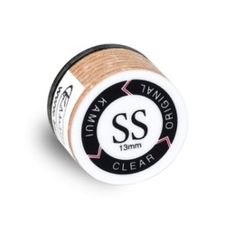 KAMUI Clear Original Laminated Pool Billiard CUE TIP - 1 pc (Super Soft, 13 mm)