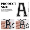 CLINTT 52Pcs Iron On Letters Patches, A - Z Letters,