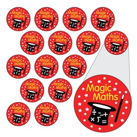 980 Magic Maths Addition Subtraction Multiplication Diddi Dot Mini School Praise Teachers Reward Stickers 10mm Primary Teaching Services