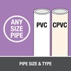 Oatey G30780 PVC Primer, 8800 Series, Purple, 1/4 Pint Can,