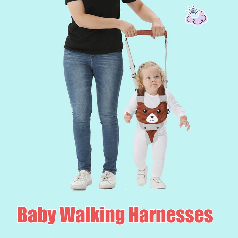 Toddler Walking Harness Assistant Breathable Handheld Walk Learning Helper for