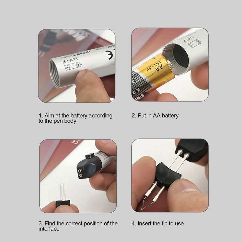 Thread Burning Tool Handheld Battery Powered Instant Heat Thread Ends