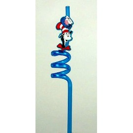 Zak Designs Cat in The Hat Straw