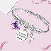 YEEQIN Inspirational Gifts Initial Bracelets For Women Friends Butterfly Bracelets
