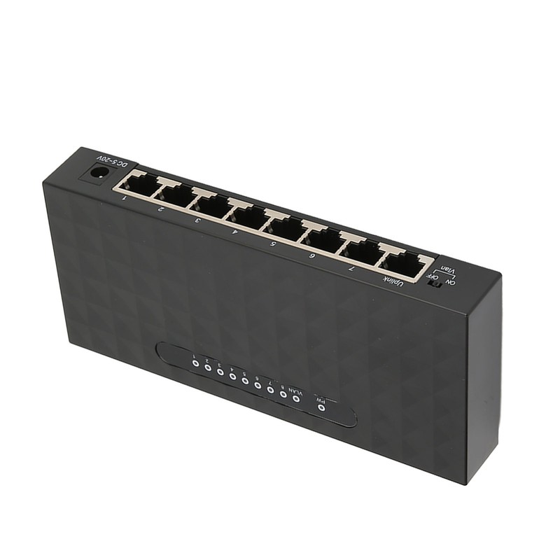 Network Switch Gigabit 1000Mps 8 Ports Self Adaptive Switch Ethernet