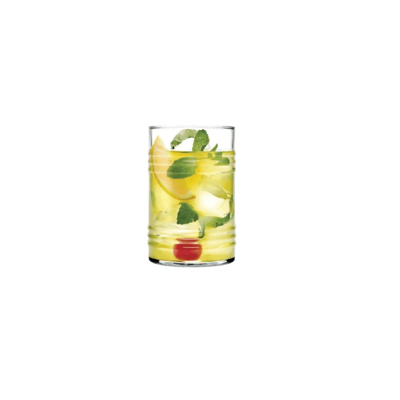 Pasabahce drinking glasses set of 12 Tin Can style Beer