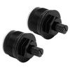 2 Pcs Preload Fork Cap Metal Front Shock Absorber Adjusters