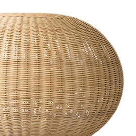 Ronyme Woven Rattan Lampshade Chandelier Lamp Cover for Living Room Hotel Teahouse