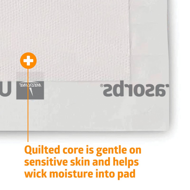 Medline Ultrasorbs Drypads, 30" x 36", 25 Count, Super Absorbent