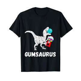 Bubble Gum Saurus Gumball Machine Chewing Dinosaurs T-Rex T-Shirt