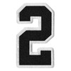 EmbTao Tactical Numbers Patch Embroidered Badge Applique Fastener Hook and