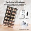 Foluck Shoe Storage Box, 15 Pack Clear Plastic Stackable Shoe