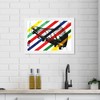Wynwood Studio Sports and Teams Modern White Frame Paper -