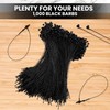 Perco 5 Inch Black Hang Tag Snap Lock Pins -
