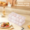 imposyu Pack of 2 Egg Box Egg Container for Fridge