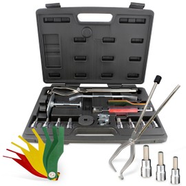 ABN 15-Piece Brake Kit with Brake Caliper Tool, Brake Drum Puller, Brake Adjusting Tool Set