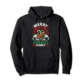 Rodriguez Family Christmas Party Costume Candy Cane Matching Pullover Hoodie