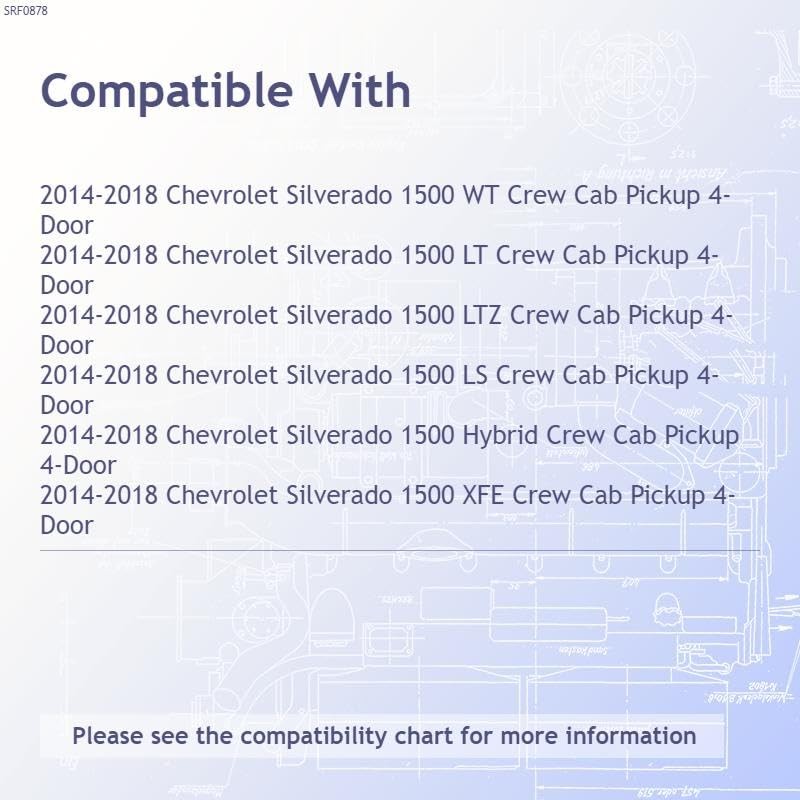 Auto Reflections 4pc 1 1/8" Factory Style Side Molding for