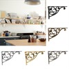 2 Pack 8 Inch Shelf Brackets, White Shelf Brackets,Metal Bracket