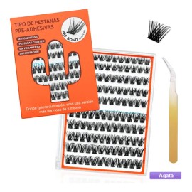 Extensiones Pestanas Autoadhesivas Naturales Mix 10-16mm Diy