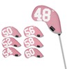 Andux 7pcs/Set Golf Wedge Irons Club Head Covers with Degree