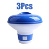 4 Pack Floating Pool Chlorine Tablet Dispensers with Adjustable Flow